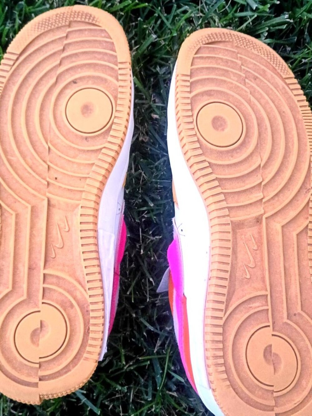 Nike Air Force 1 Fontanka Sunrise Women's 11 White Orange Pink - Picture 2 of 8
